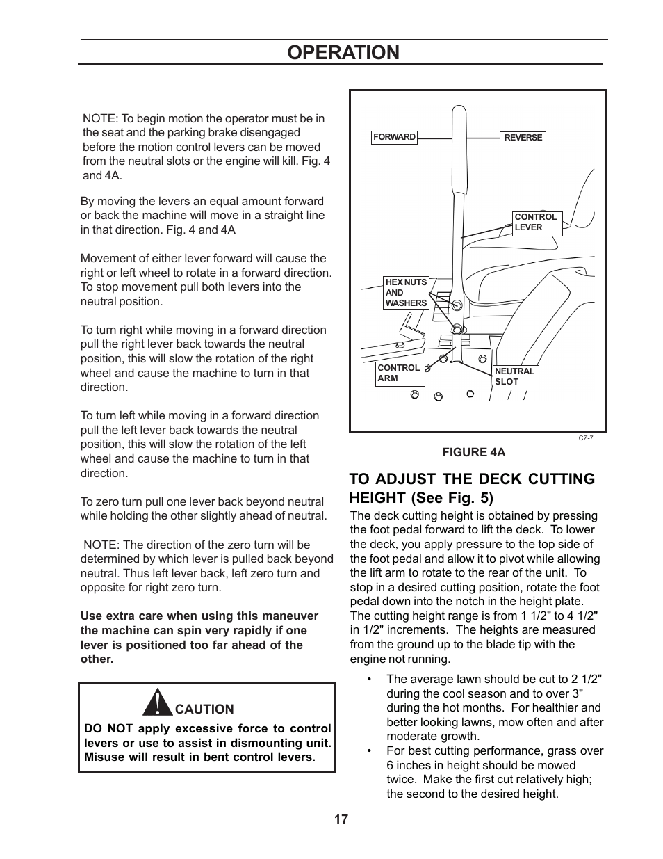 Operation | Yazoo/Kees ZCBI48181 User Manual | Page 17 / 40