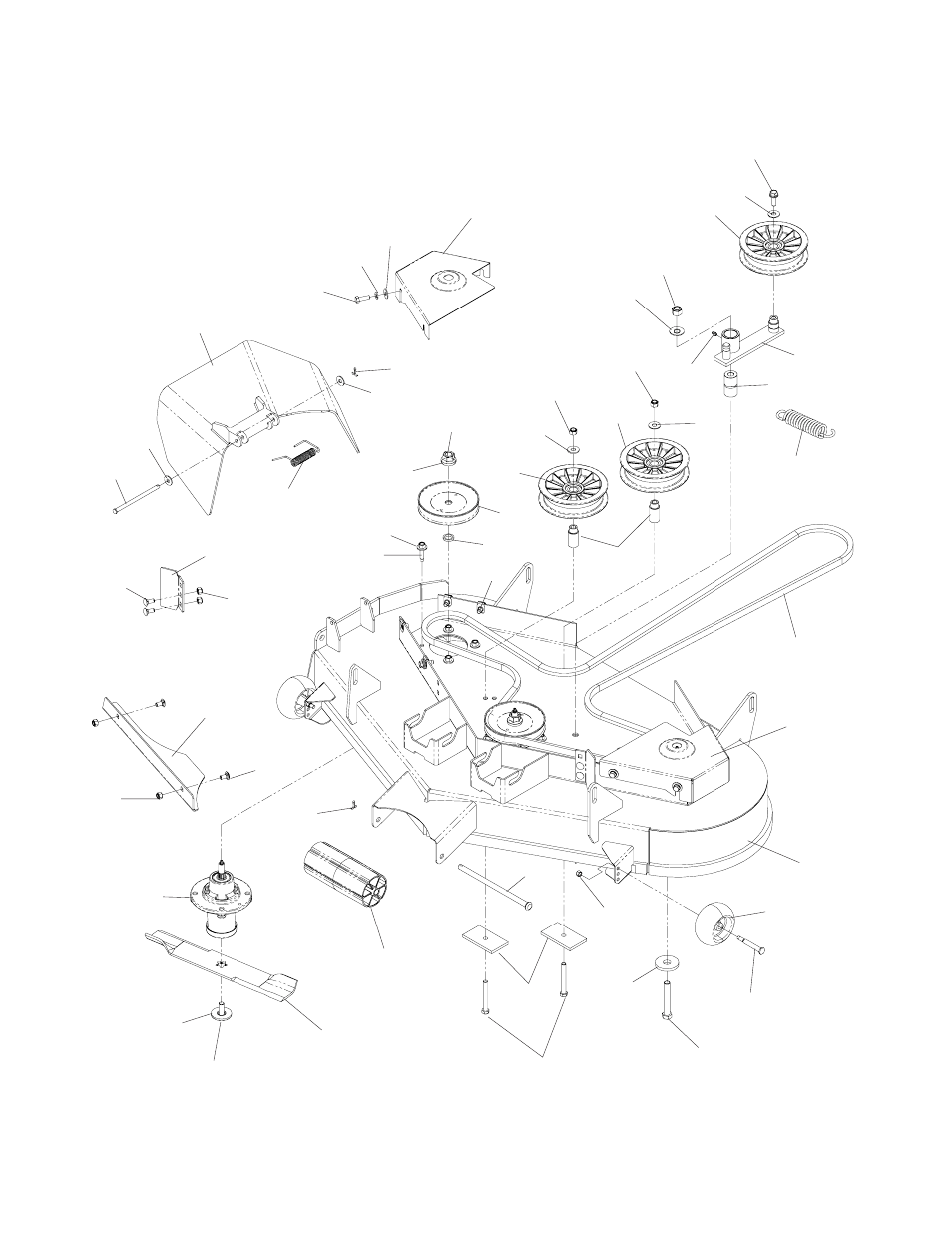 48” deck assembly | Yazoo/Kees 968999506 User Manual | Page 24 / 36