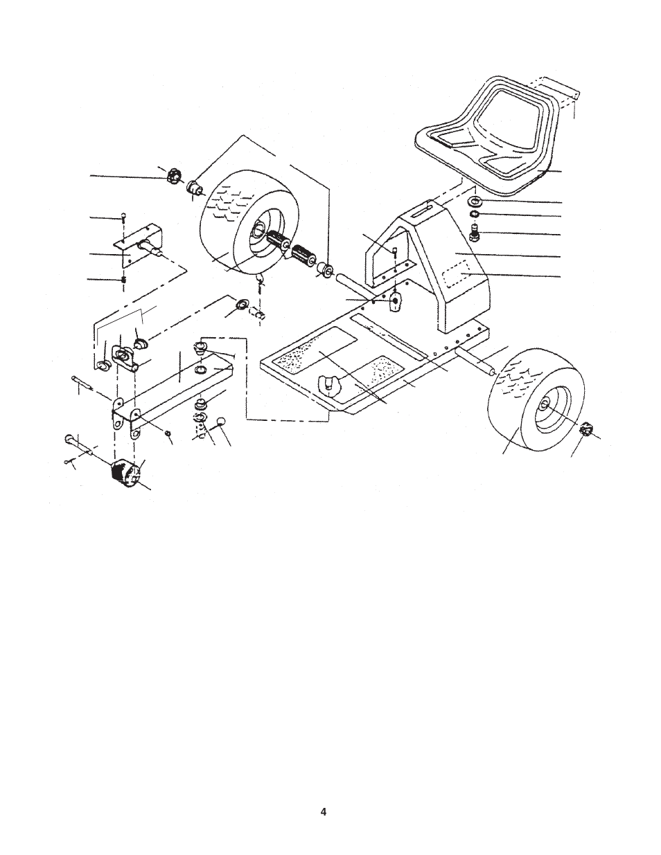 Parts | Yazoo/Kees Riding Sulky 100227 User Manual | Page 4 / 6