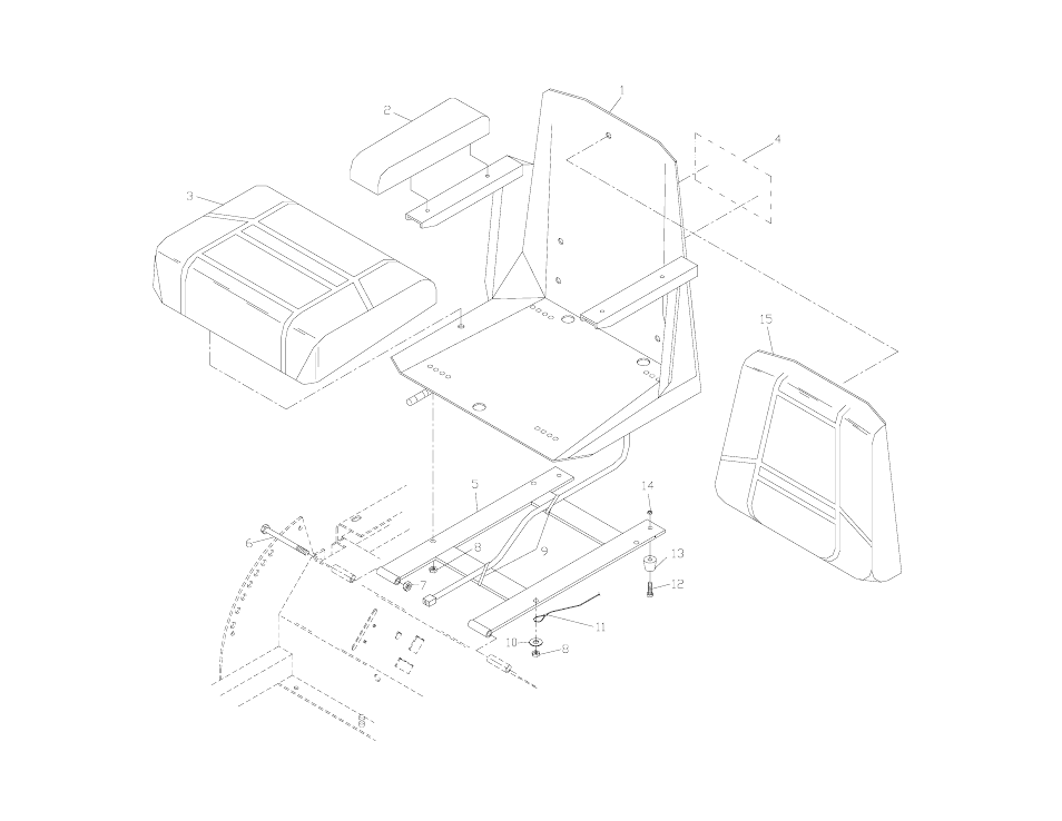 Seat assembly | Yazoo/Kees ZKWQL48190 User Manual | Page 10 / 24