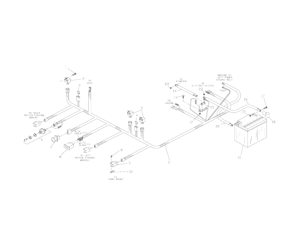 Wiring assembly | Yazoo/Kees ZKWQL48190 User Manual | Page 20 / 24