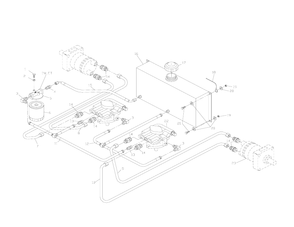 Hydraulic assembly | Yazoo/Kees ZKWQL48190 User Manual | Page 4 / 24