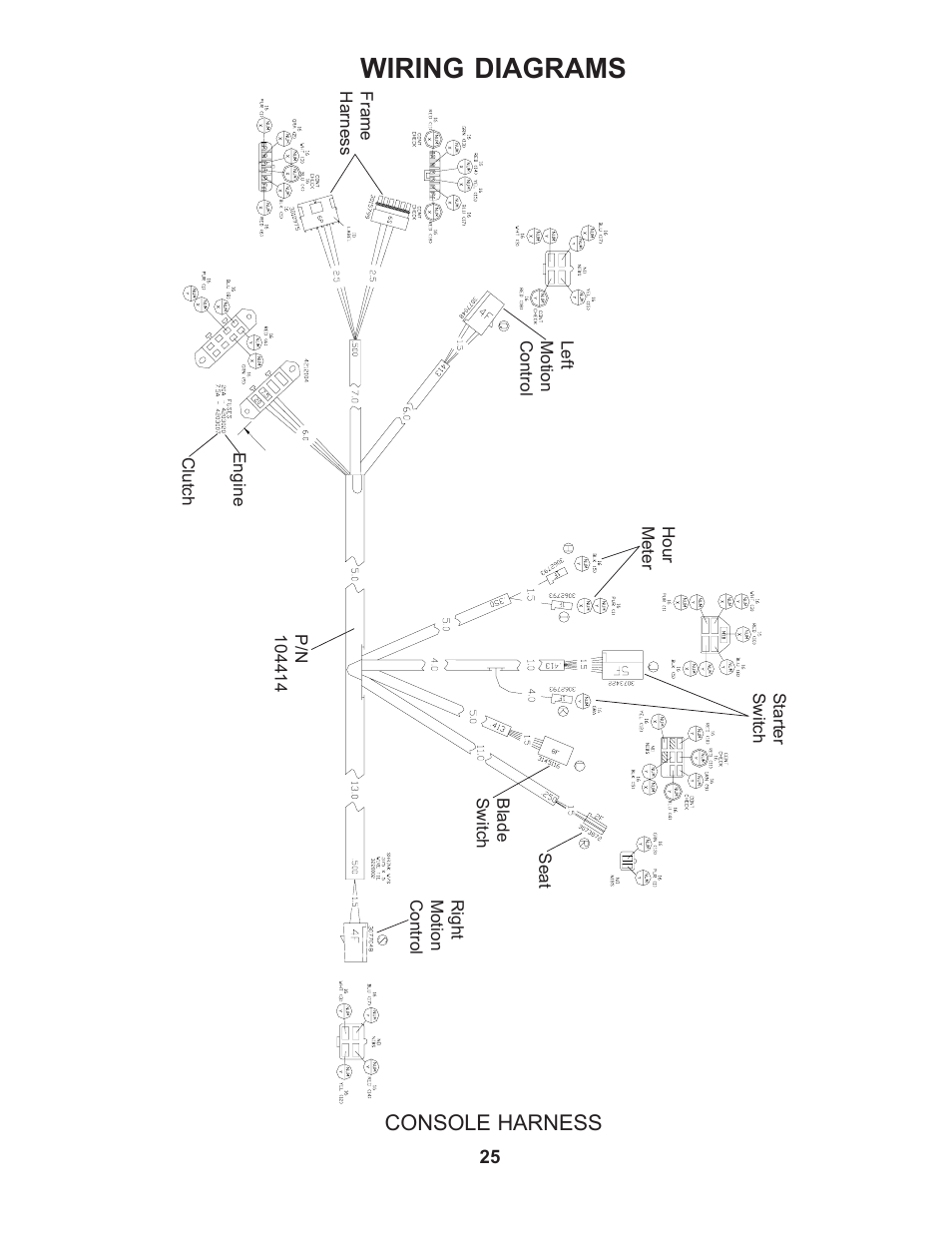 Wiring diagrams | Yazoo/Kees ZMB142180 User Manual | Page 25 / 30