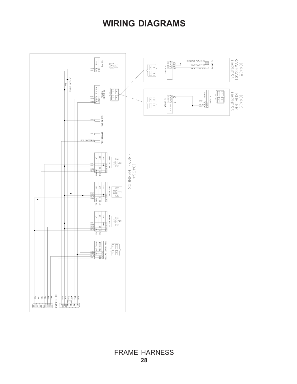 Wiring diagrams | Yazoo/Kees ZMB142180 User Manual | Page 28 / 30