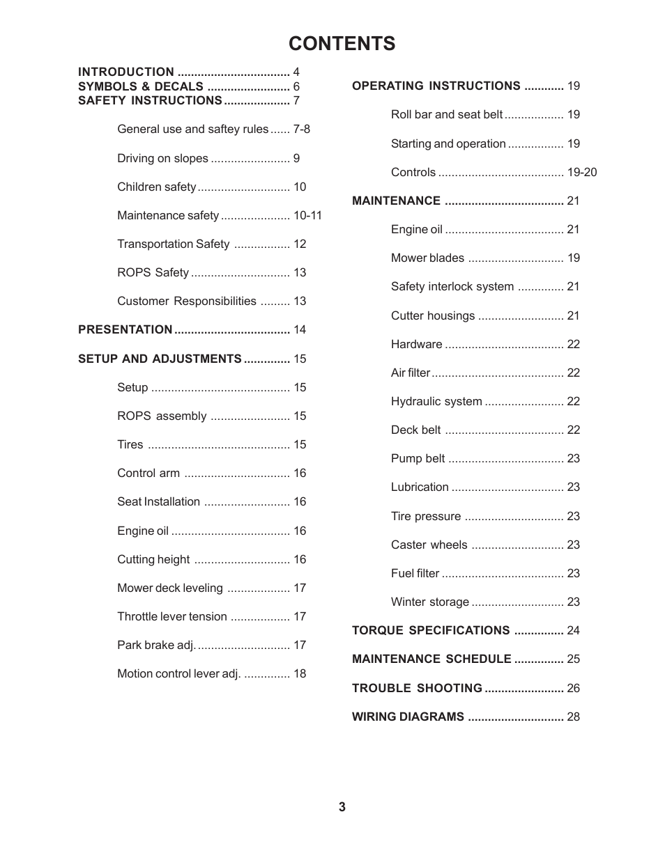 Yazoo/Kees ZMBI48181 User Manual | Page 3 / 30