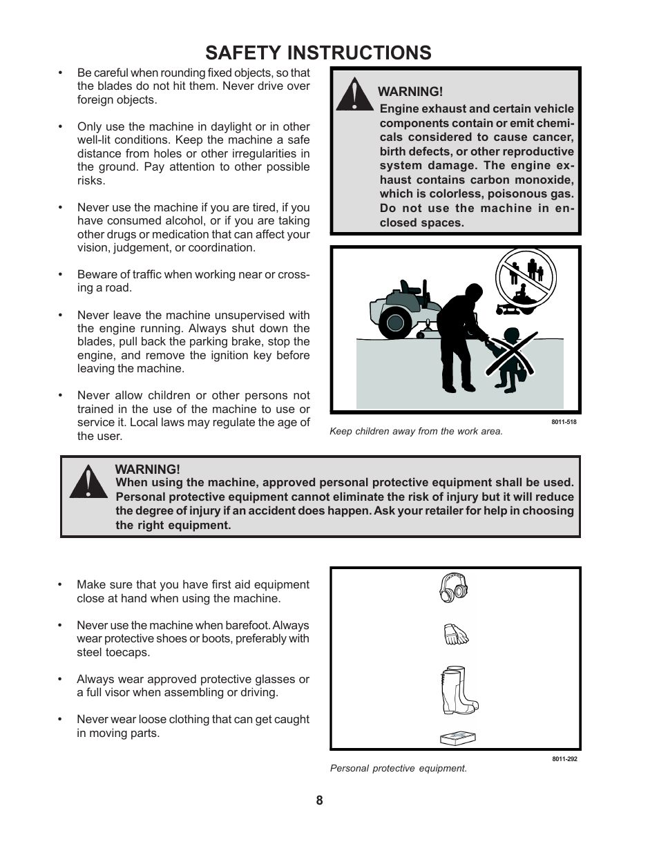 Safety instructions | Yazoo/Kees ZMBI48181 User Manual | Page 8 / 30