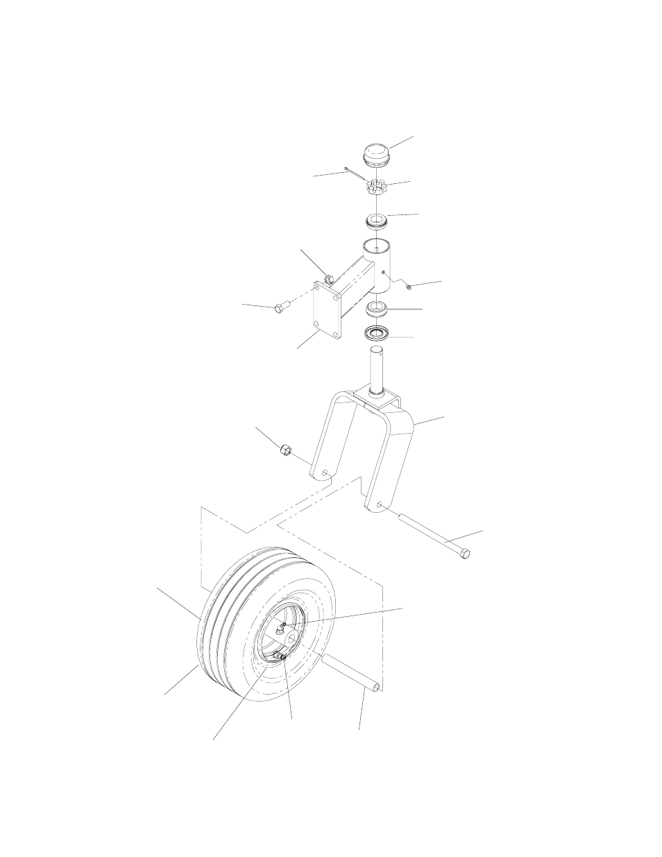 Caster arm | Yazoo/Kees ZMKW4817 User Manual | Page 17 / 46