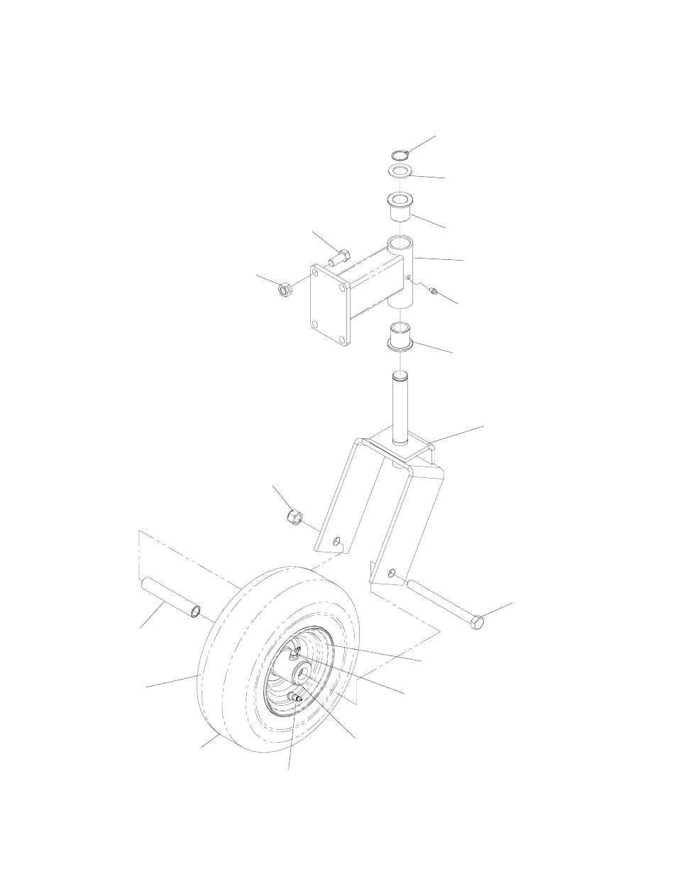 Caster arm model: zmkw48171 / 968999297, Caster arm | Yazoo/Kees ZMKW4817 User Manual | Page 18 / 46