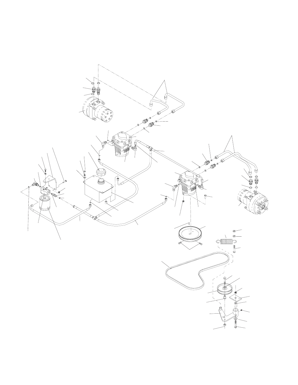 Hydraulic assembly (tl) | Yazoo/Kees ZMKW4817 User Manual | Page 4 / 46