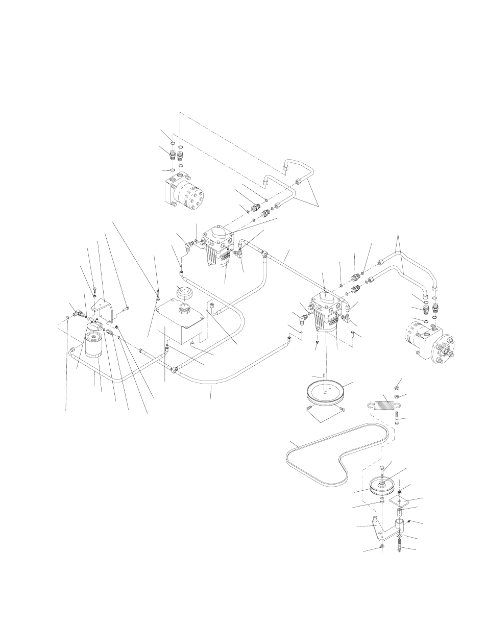 Hydraulic assembly (te) | Yazoo/Kees ZMKW4817 User Manual | Page 5 / 46
