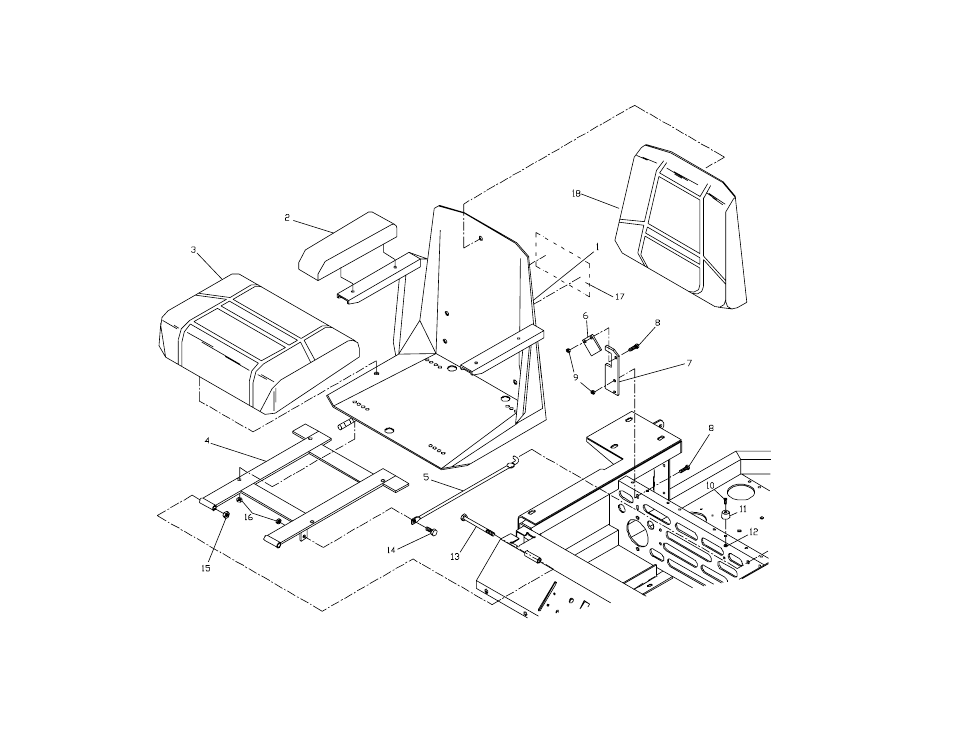 Seat assembly | Yazoo/Kees ZKH61253 User Manual | Page 8 / 26