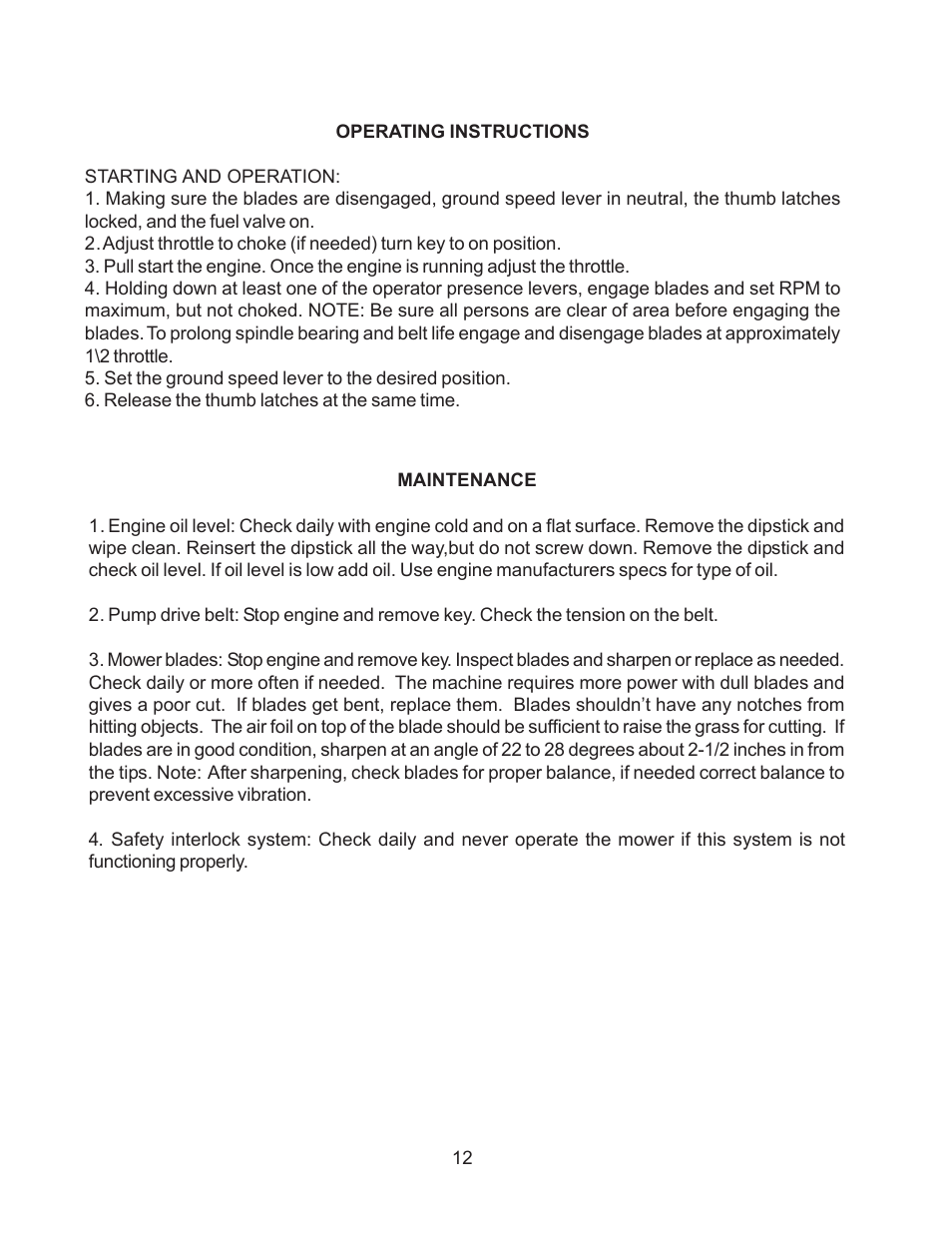 Maintenance | Yazoo/Kees KHKW36151  EN User Manual | Page 12 / 17