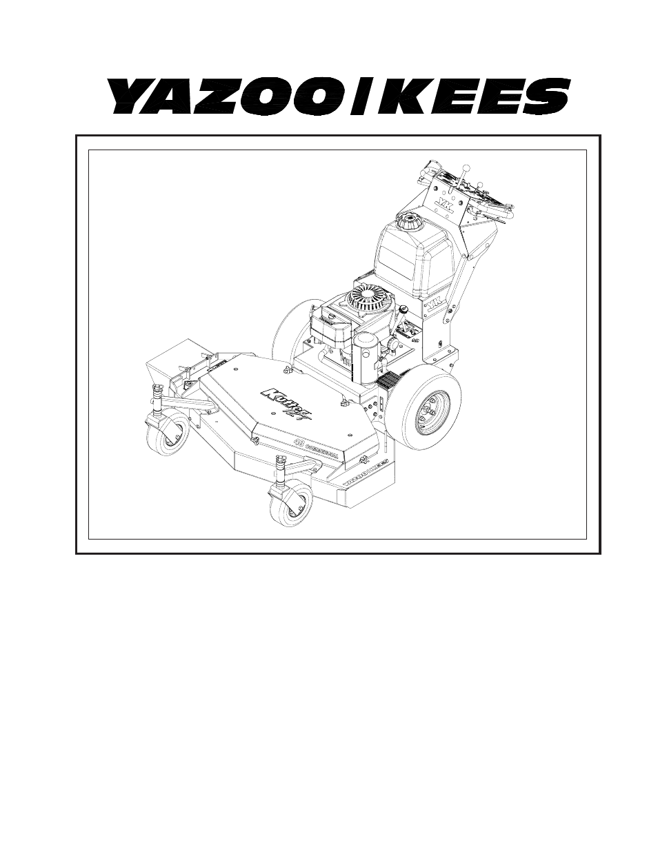 Yazoo/Kees KIKW48170 User Manual | 18 pages