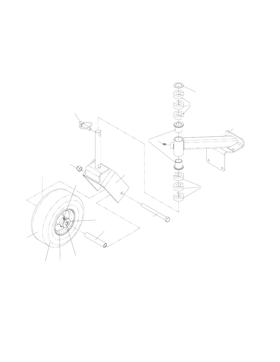 Caster assembly | Yazoo/Kees KIKW48170 User Manual | Page 12 / 18