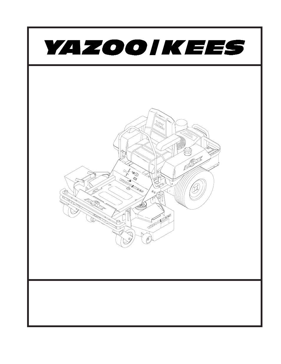 Yazoo/Kees ZKW42171 User Manual | 17 pages