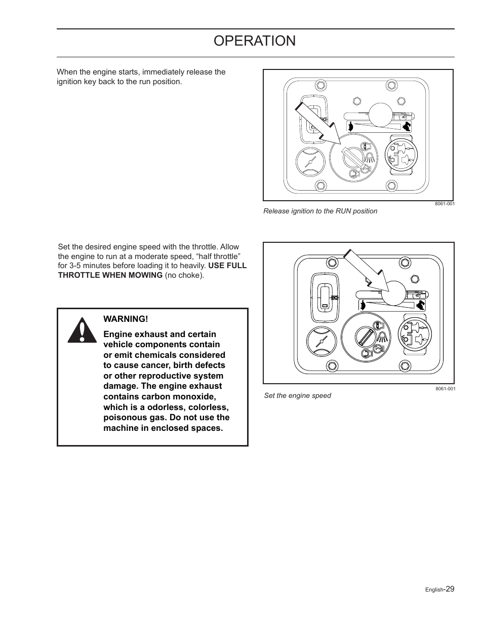 Operation | Yazoo/Kees ZELKH61250 User Manual | Page 29 / 76