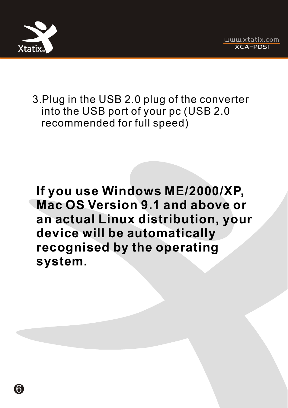 Т³гж 7 | Xtatix XCA-PDSI User Manual | Page 7 / 12