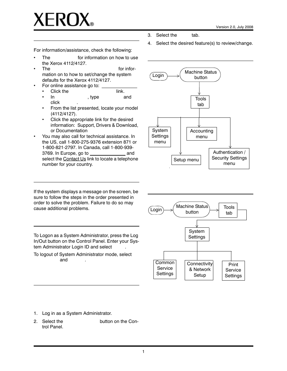 Xerox 4127 User Manual | 4 pages