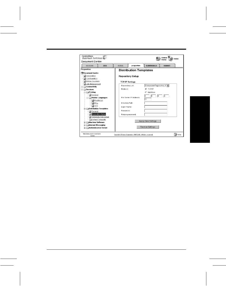 Filing setups, Filing setups -17 | Xerox DC User Manual | Page 125 / 352