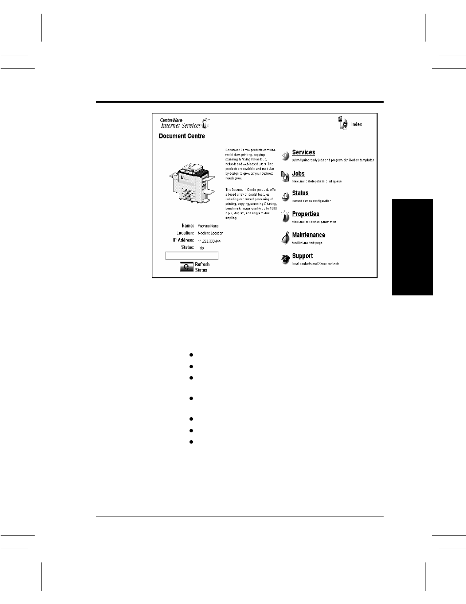 Internet services (embedded http server), Internet services (embedded http server) -19 | Xerox DC User Manual | Page 127 / 352