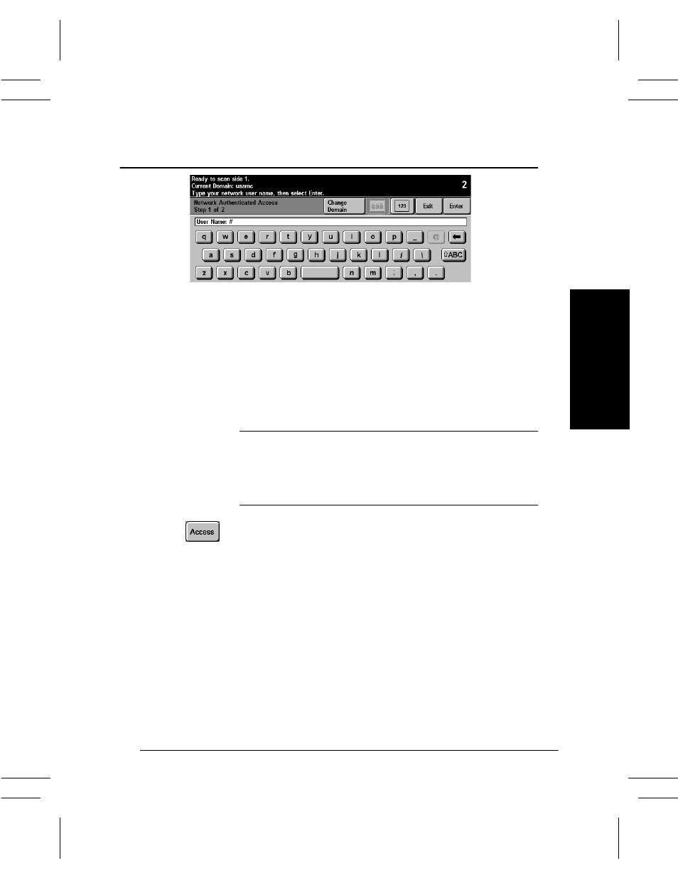 Login - authentication access, Login - authentication access -3 | Xerox DC User Manual | Page 137 / 352