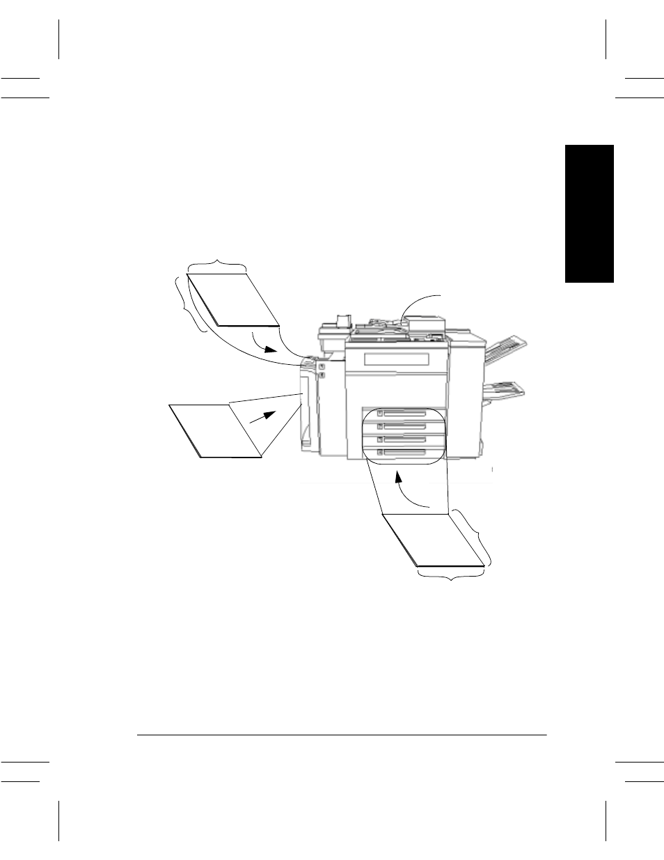 Paper tray media capability -3, Pap er & stock | Xerox DC User Manual | Page 291 / 352