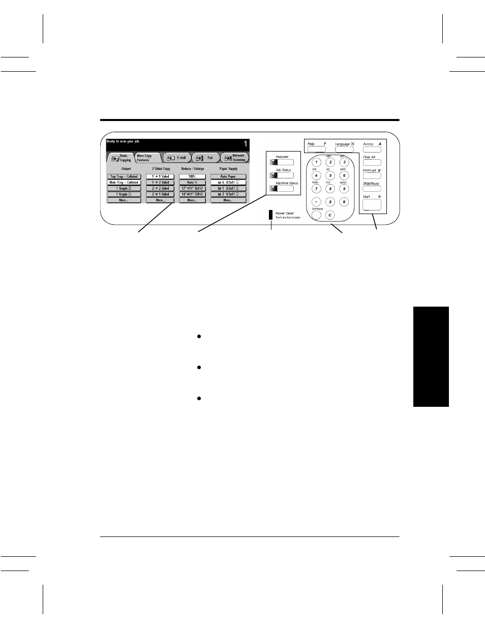 User interface, User interface -9, Pr oduct o ver vi ew user interface | Xerox DC User Manual | Page 47 / 352