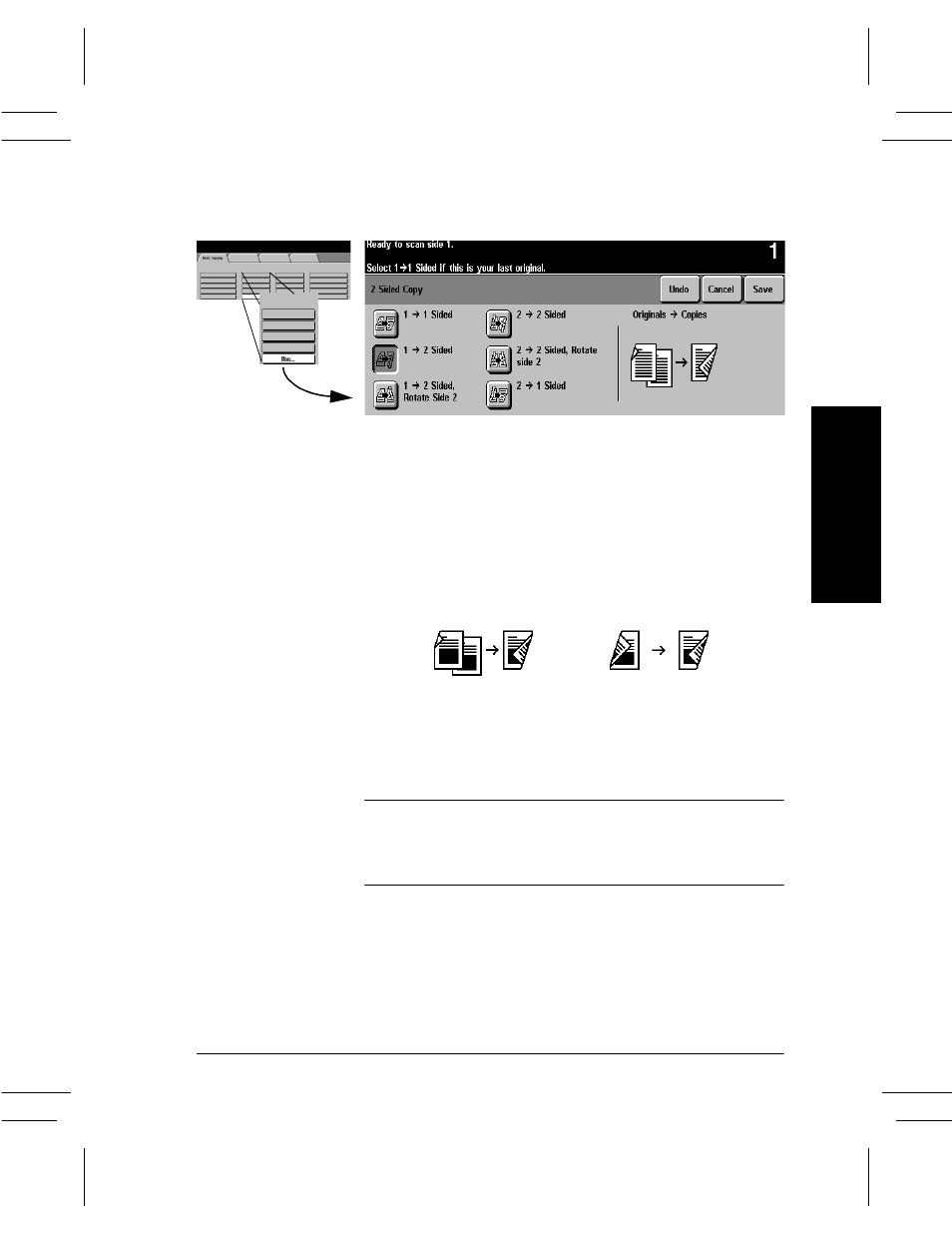 More -7 side 2 rotation -7, Ma k ing c opi es | Xerox DC User Manual | Page 59 / 352