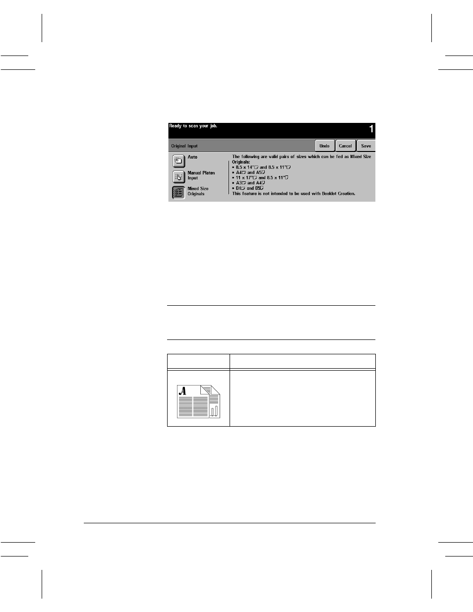 Mixed size originals -24, Mixed size originals | Xerox DC User Manual | Page 76 / 352