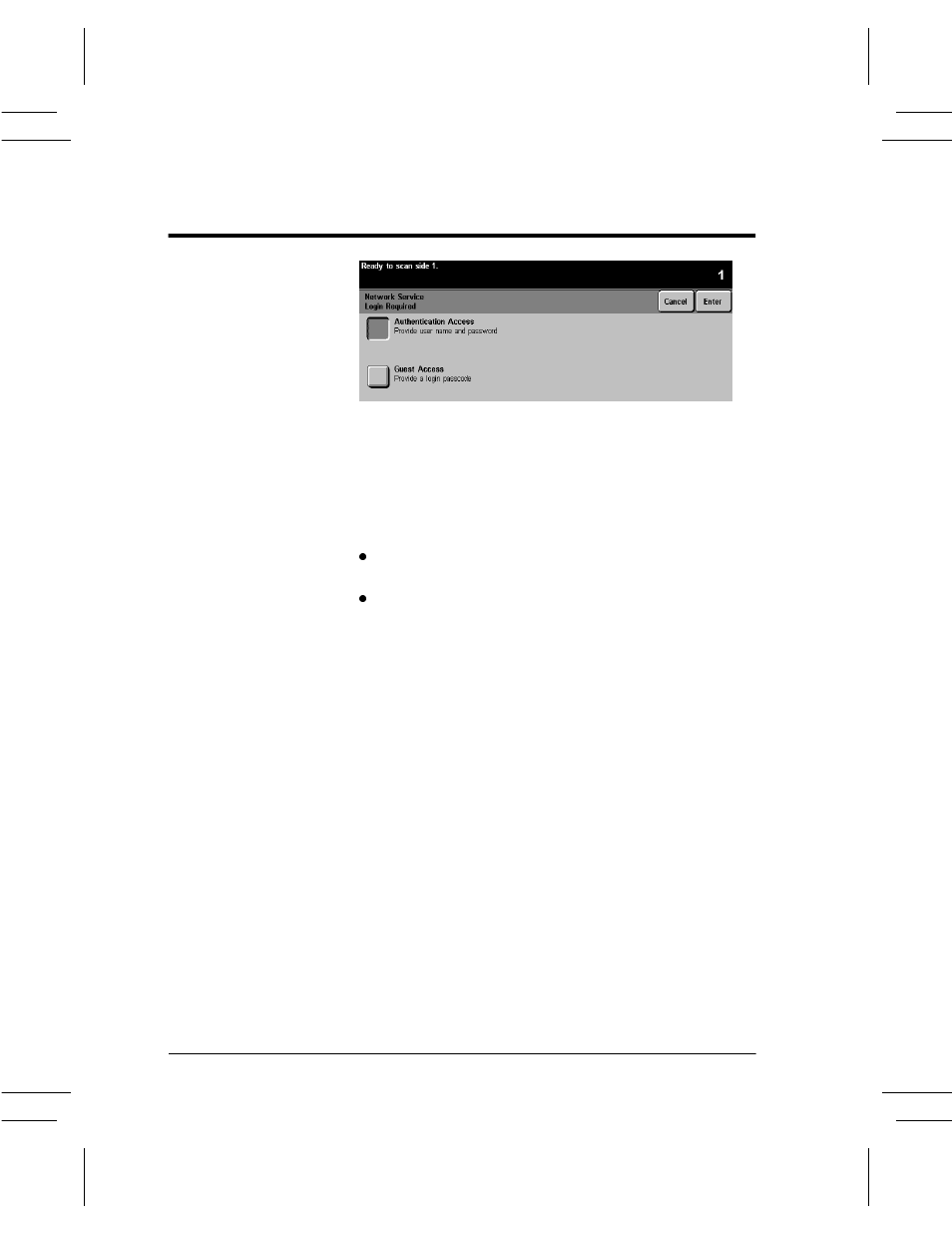 Fax network service login, Fax network service login -4 | Xerox DC User Manual | Page 94 / 352