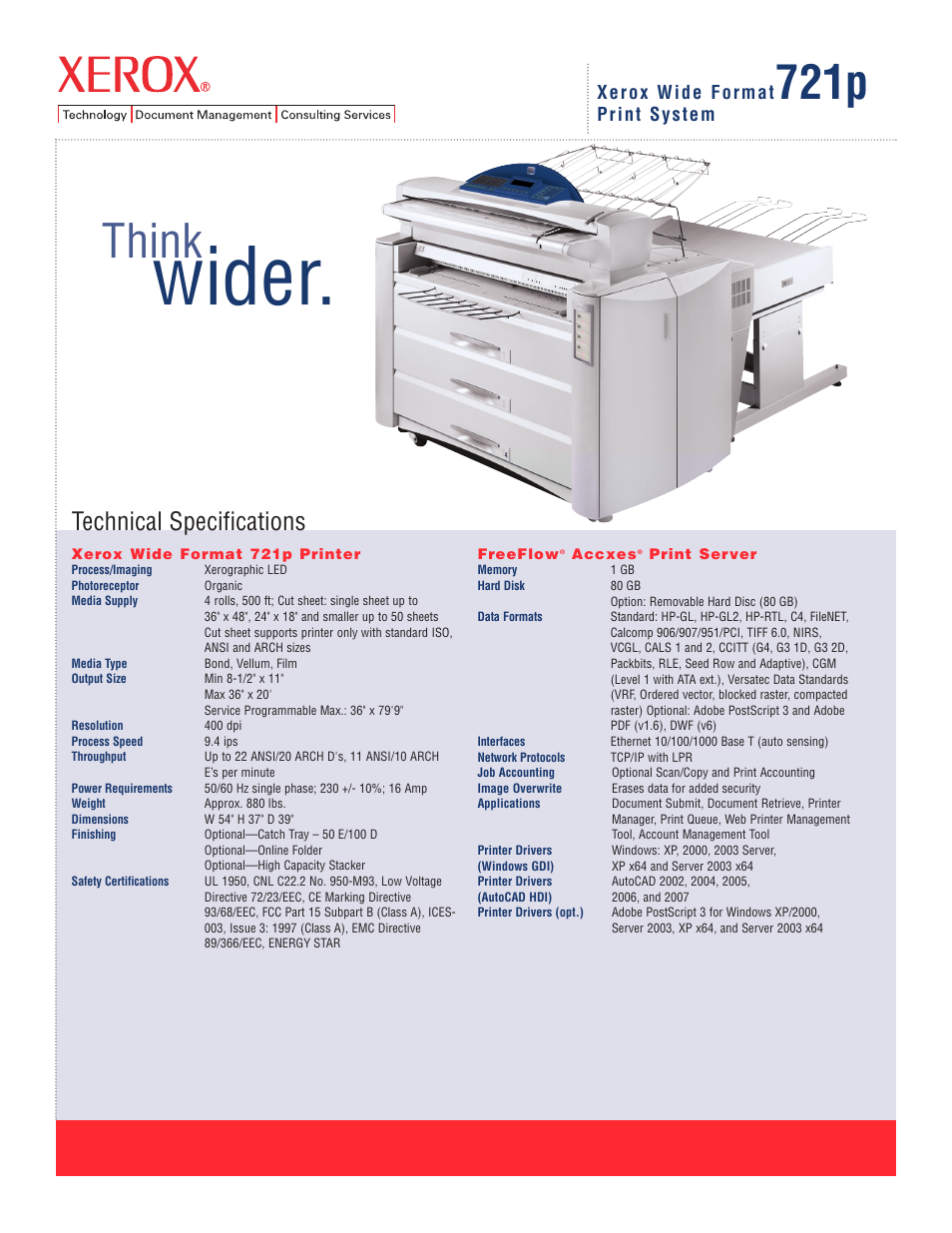 Xerox 721P User Manual | 2 pages