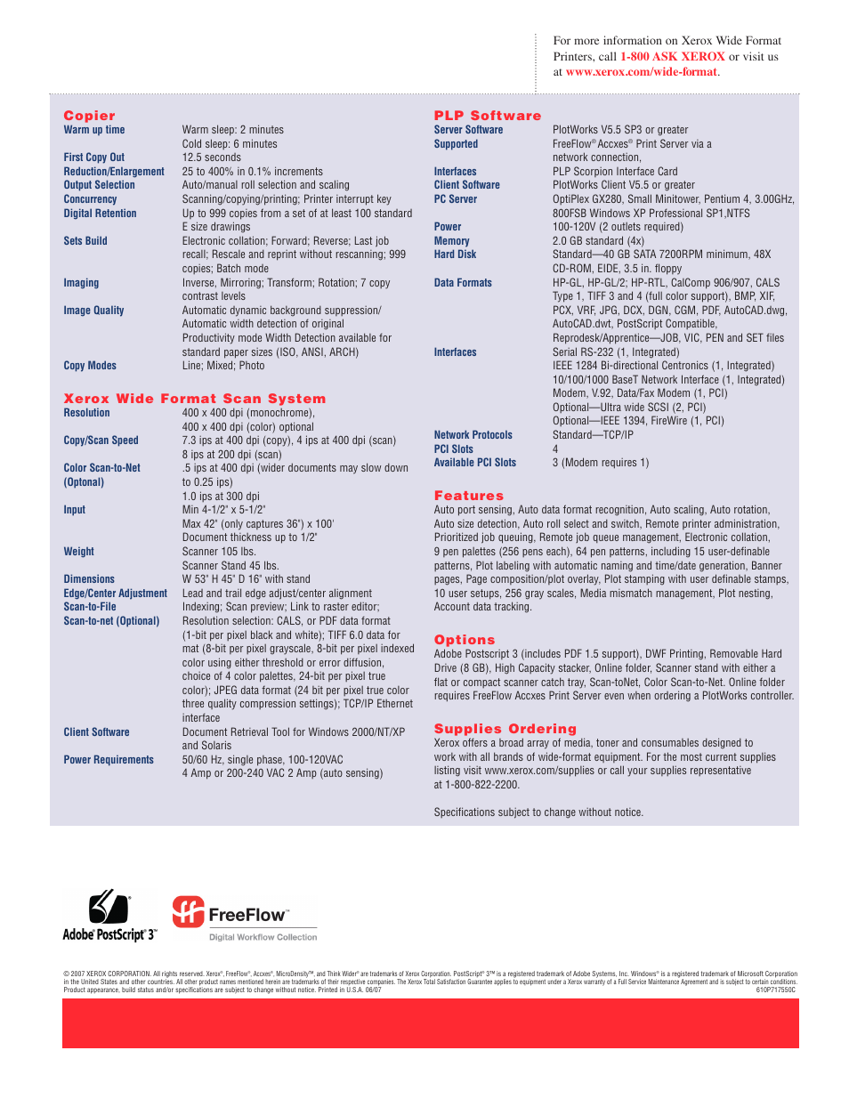Xerox 721P User Manual | Page 2 / 2