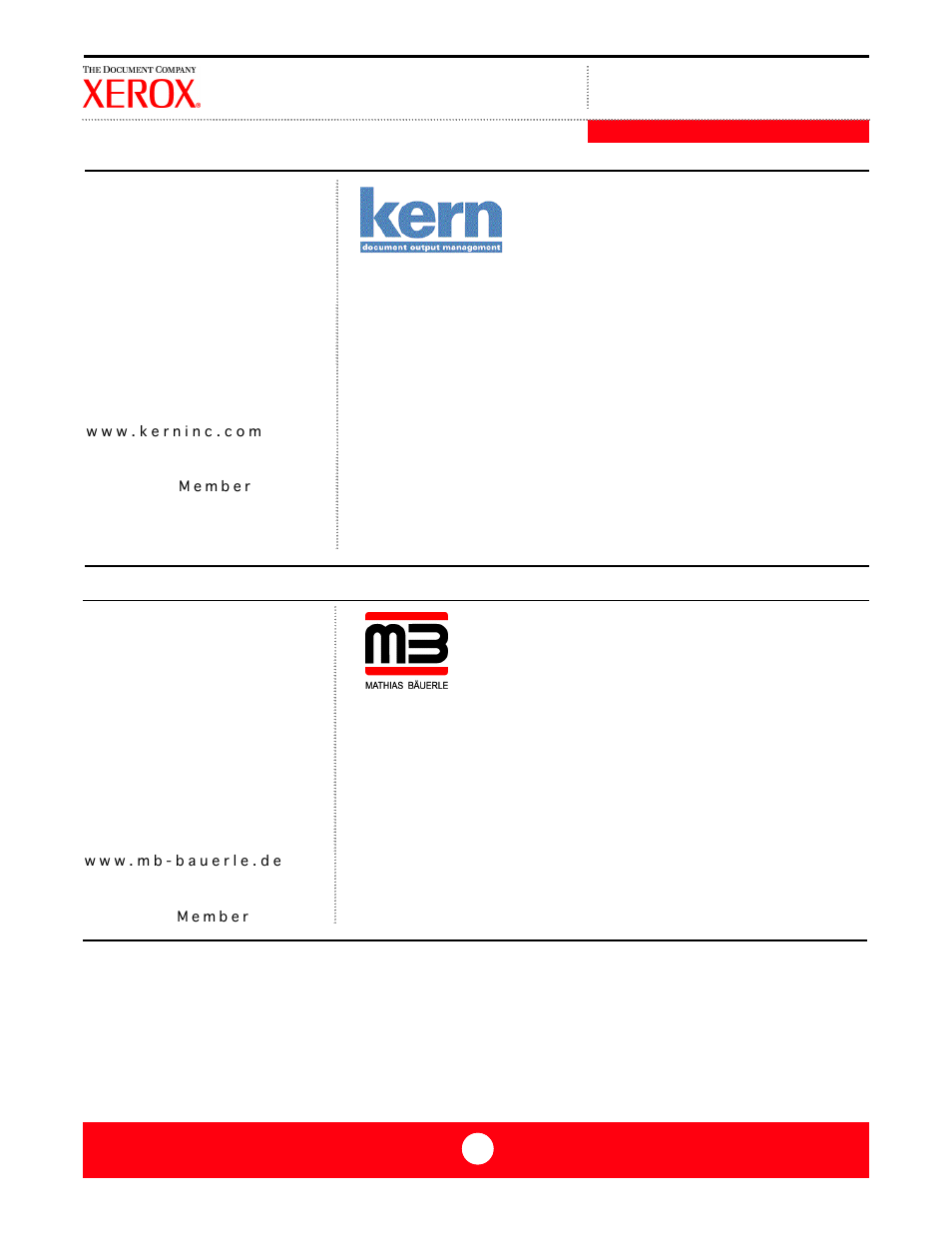 Mathias bäuerle, Kern international, inc | Xerox FreeFlow DST2 User Manual | Page 17 / 23