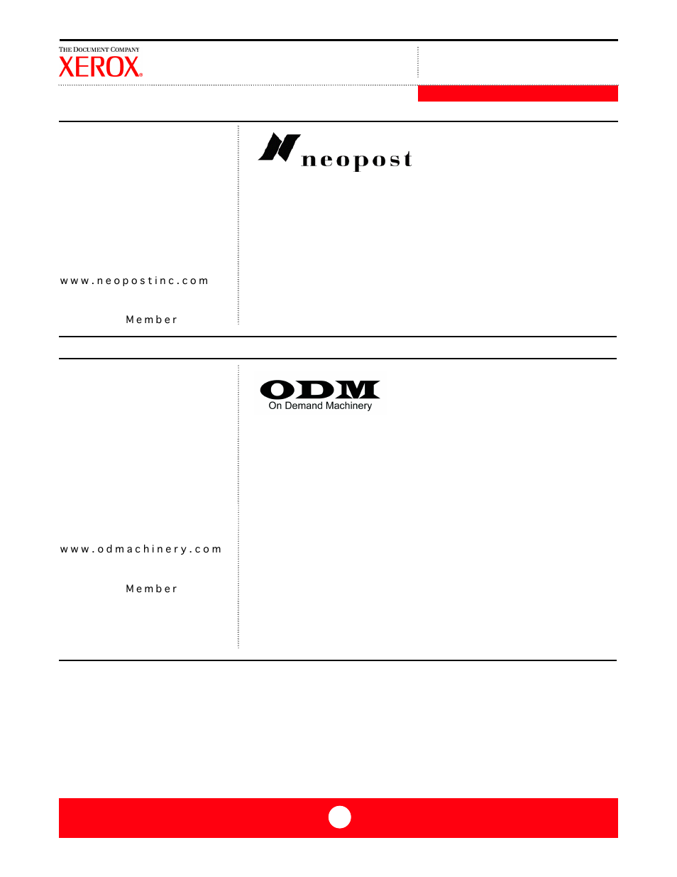 Neopost, On demand machinery | Xerox FreeFlow DST2 User Manual | Page 19 / 23