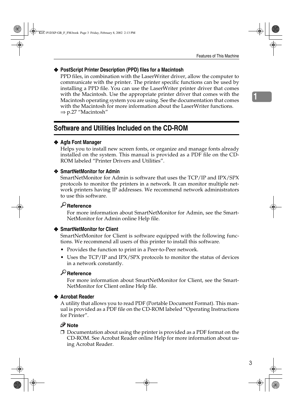 Software and utilities included on the cd-rom | Xerox 4151 User Manual | Page 11 / 39