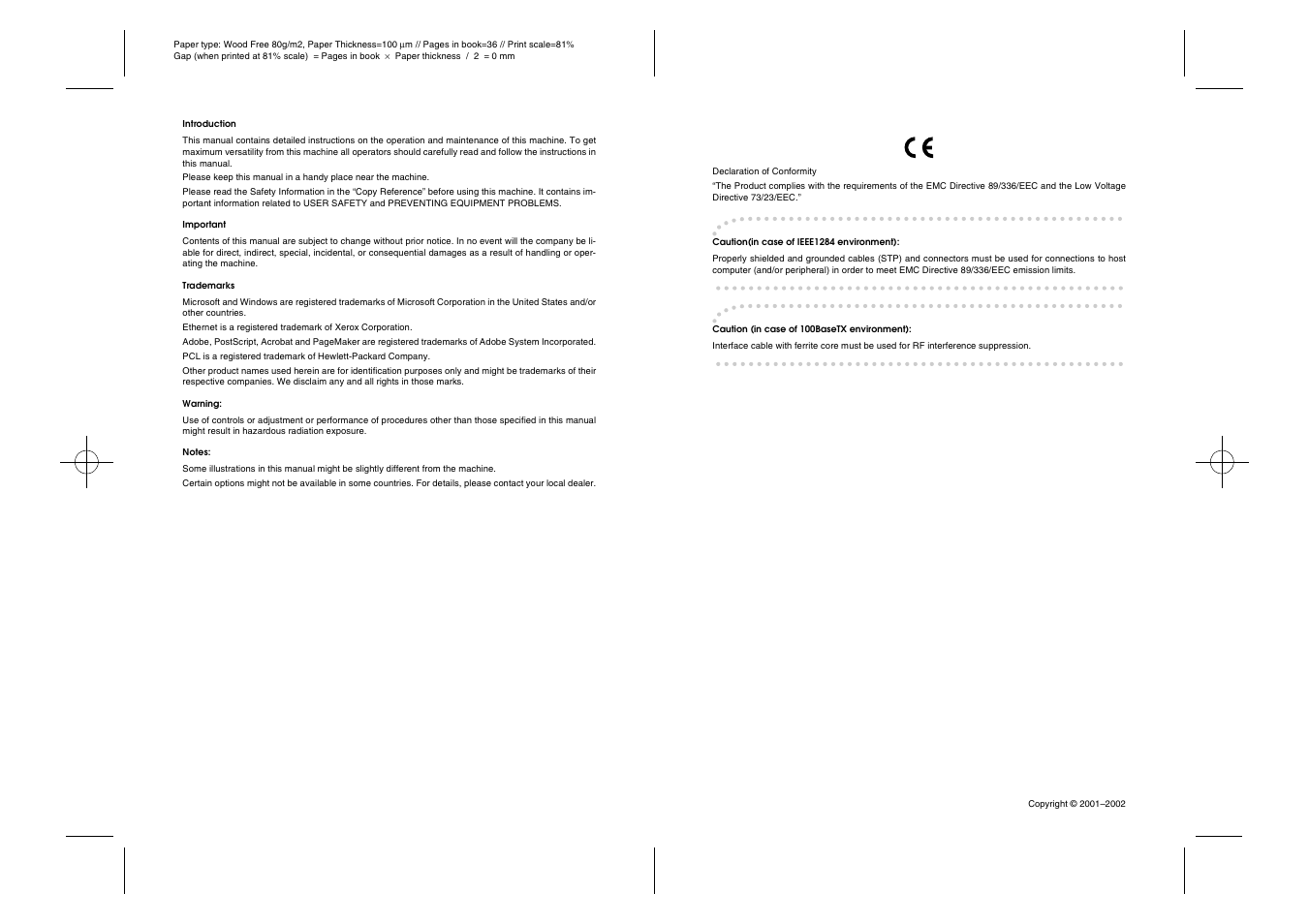 Xerox 4151 User Manual | Page 39 / 39