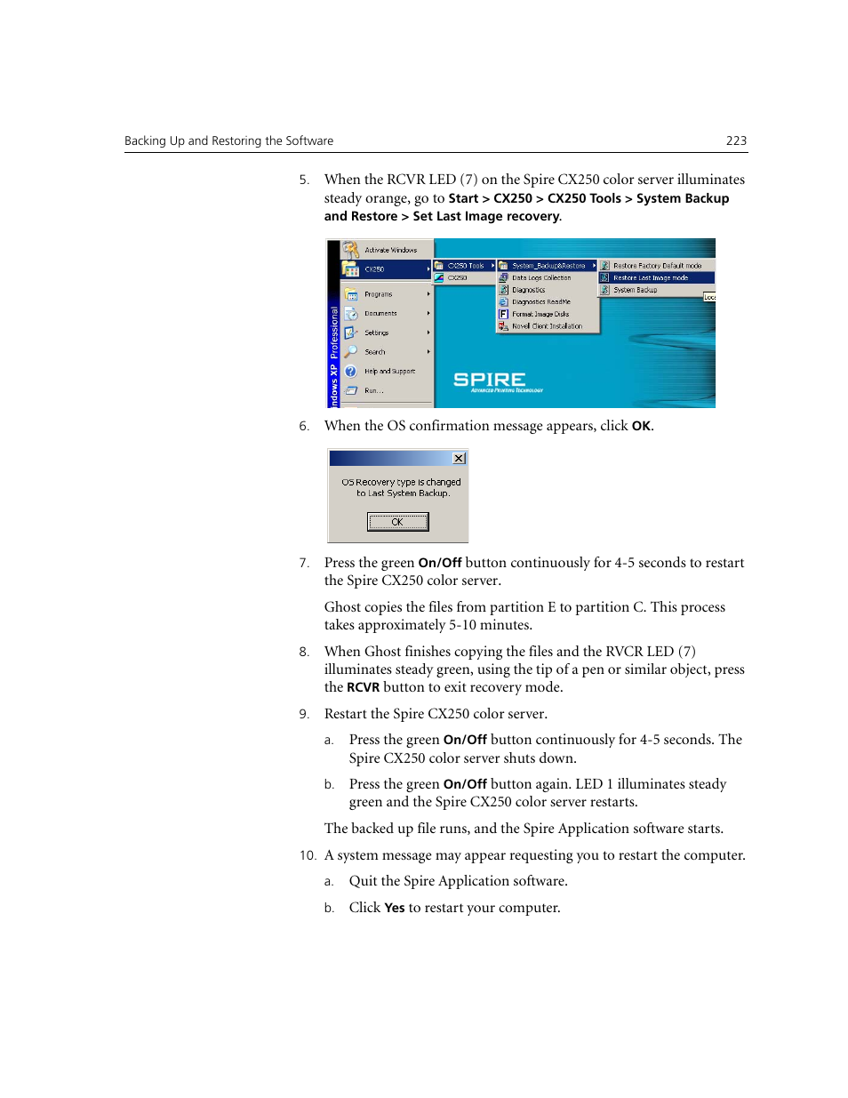 Xerox CX240 User Manual | Page 233 / 276