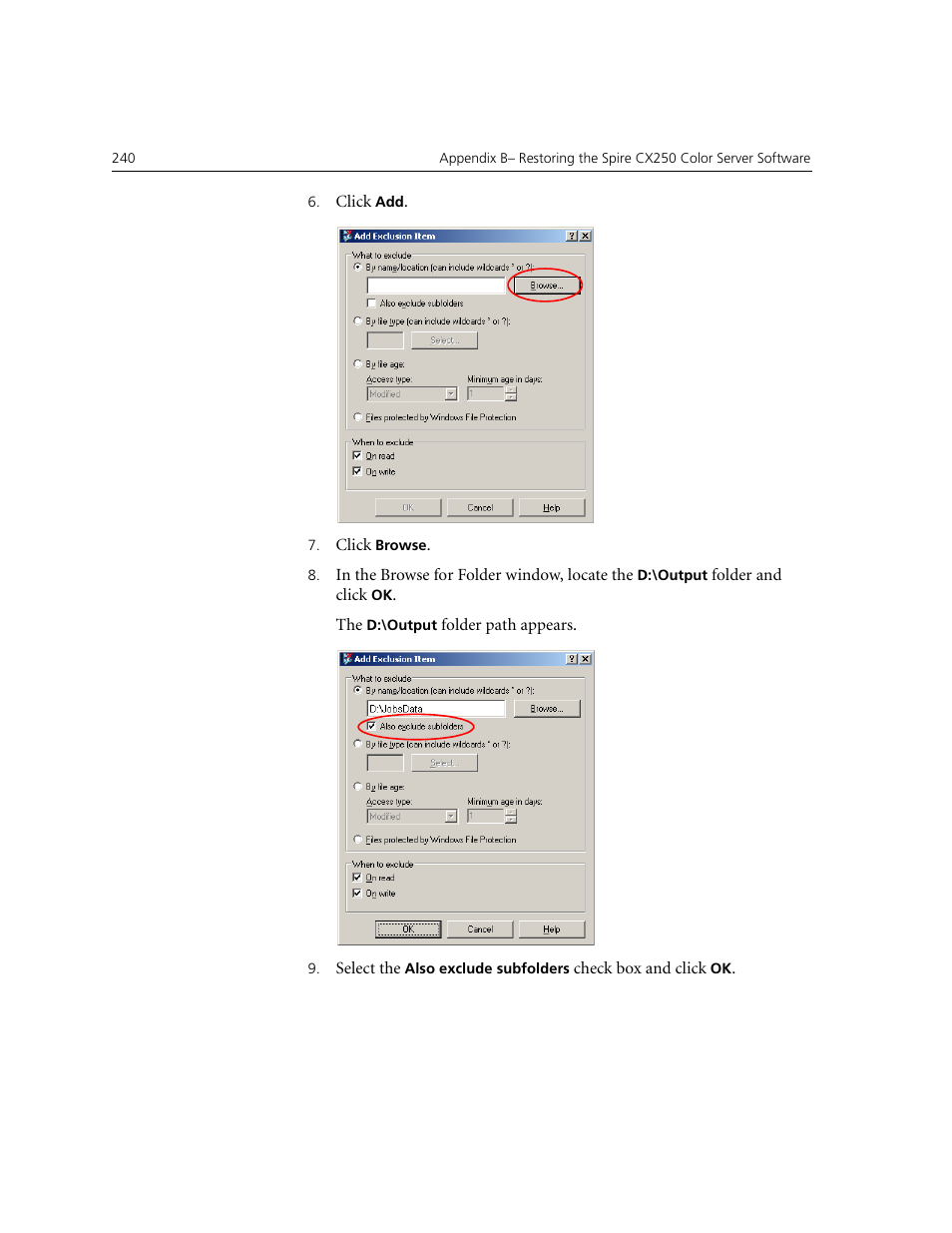 Xerox CX240 User Manual | Page 250 / 276