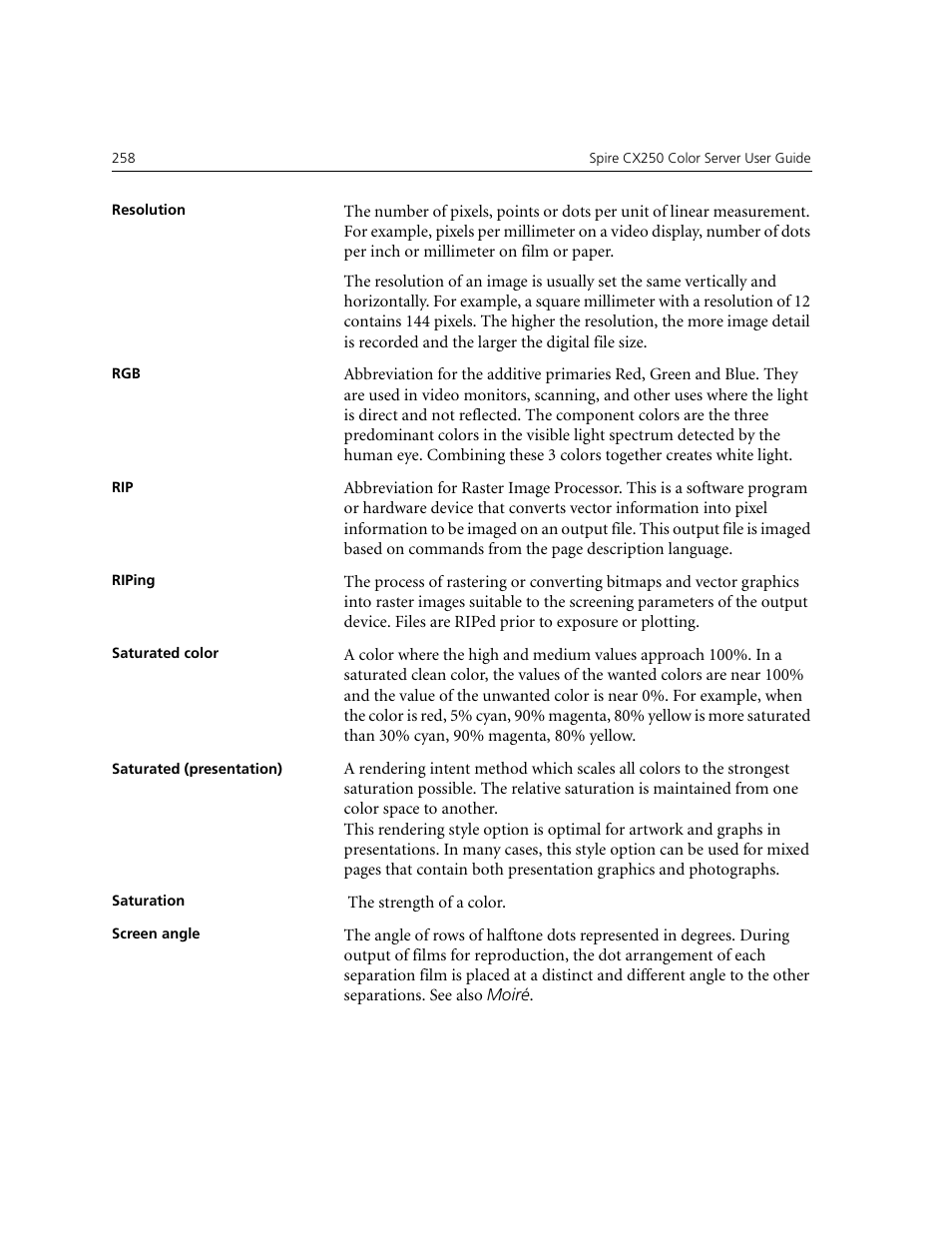 Xerox CX240 User Manual | Page 268 / 276