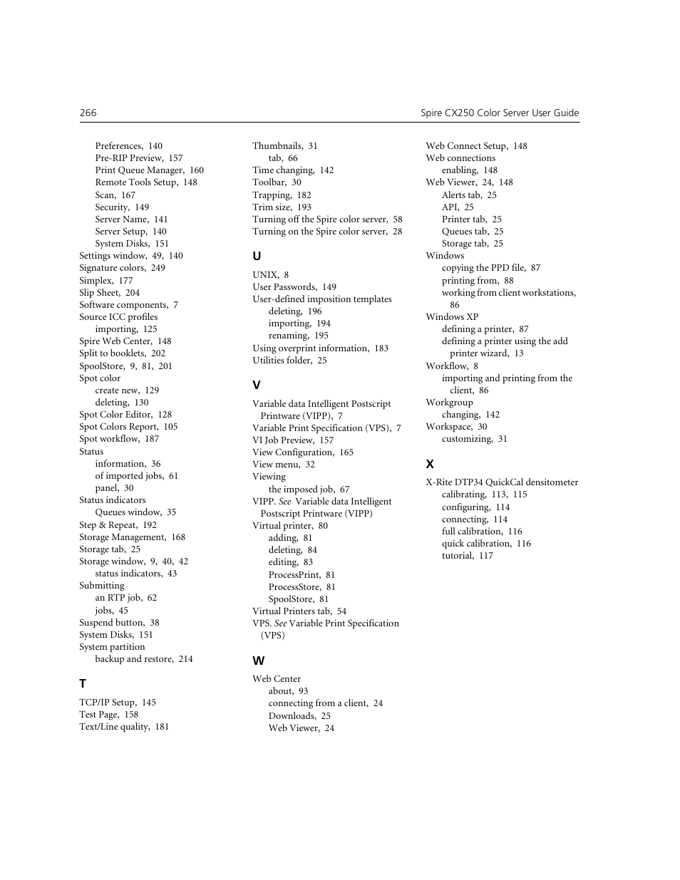 Xerox CX240 User Manual | Page 276 / 276