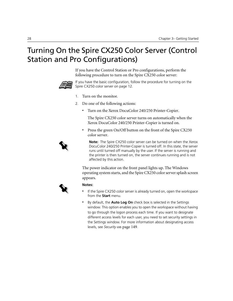 Xerox CX240 User Manual | Page 38 / 276