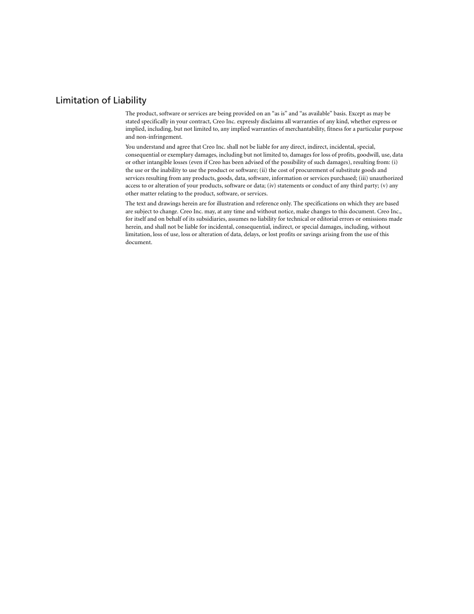 Limitation of liability | Xerox CX240 User Manual | Page 4 / 276