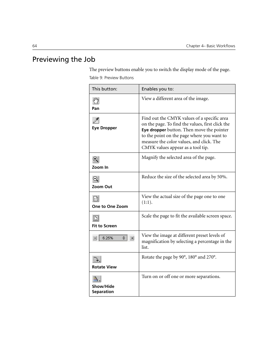 Previewing the job | Xerox CX240 User Manual | Page 74 / 276