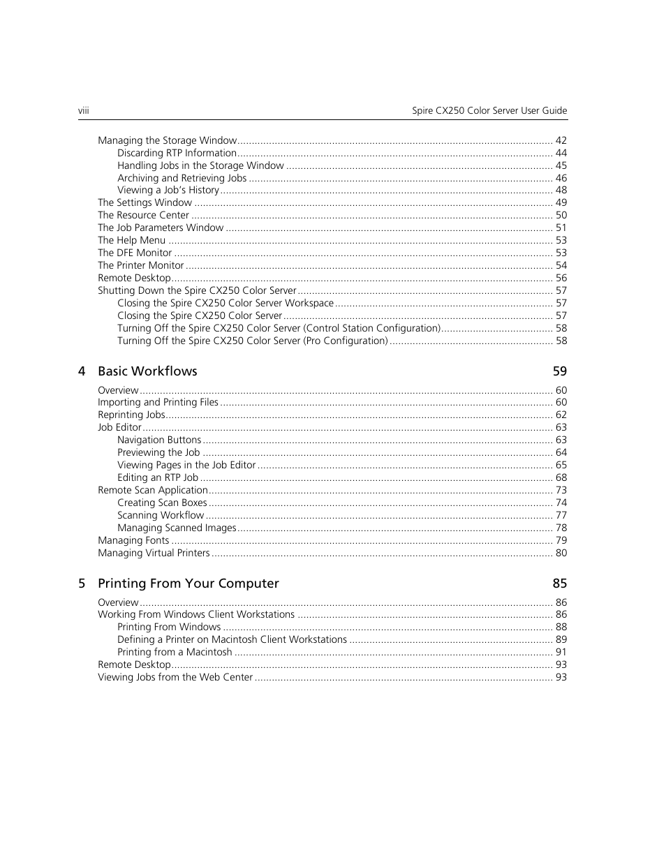 Xerox CX240 User Manual | Page 8 / 276