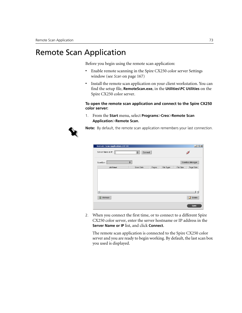 Remote scan application | Xerox CX240 User Manual | Page 83 / 276