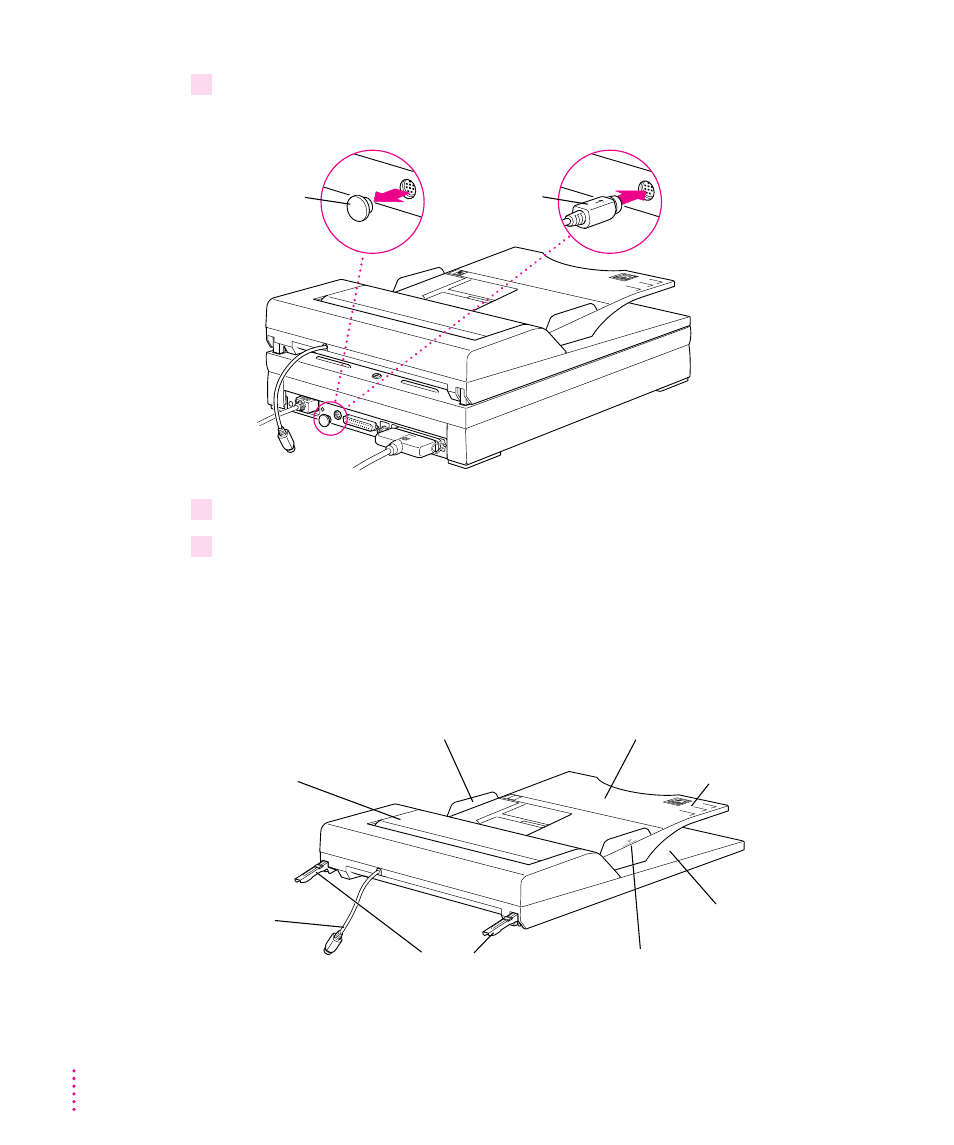 Automatic document feeder at a glance 116, Automatic document feeder at a glance | Xerox 600 User Manual | Page 124 / 185