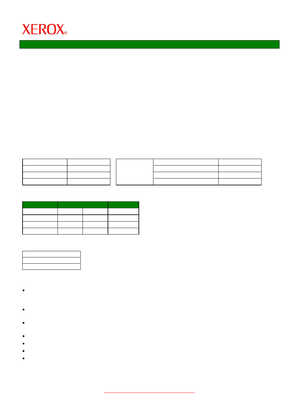 Description, Applications, Physical characteristics | Dimensions, Compatibility | Xerox X2 User Manual | Page 14 / 41