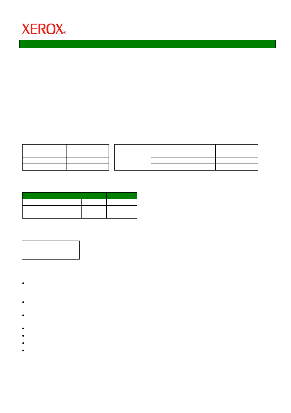 Description, Applications, Physical characteristics | Dimensions, Compatibility | Xerox X2 User Manual | Page 15 / 41