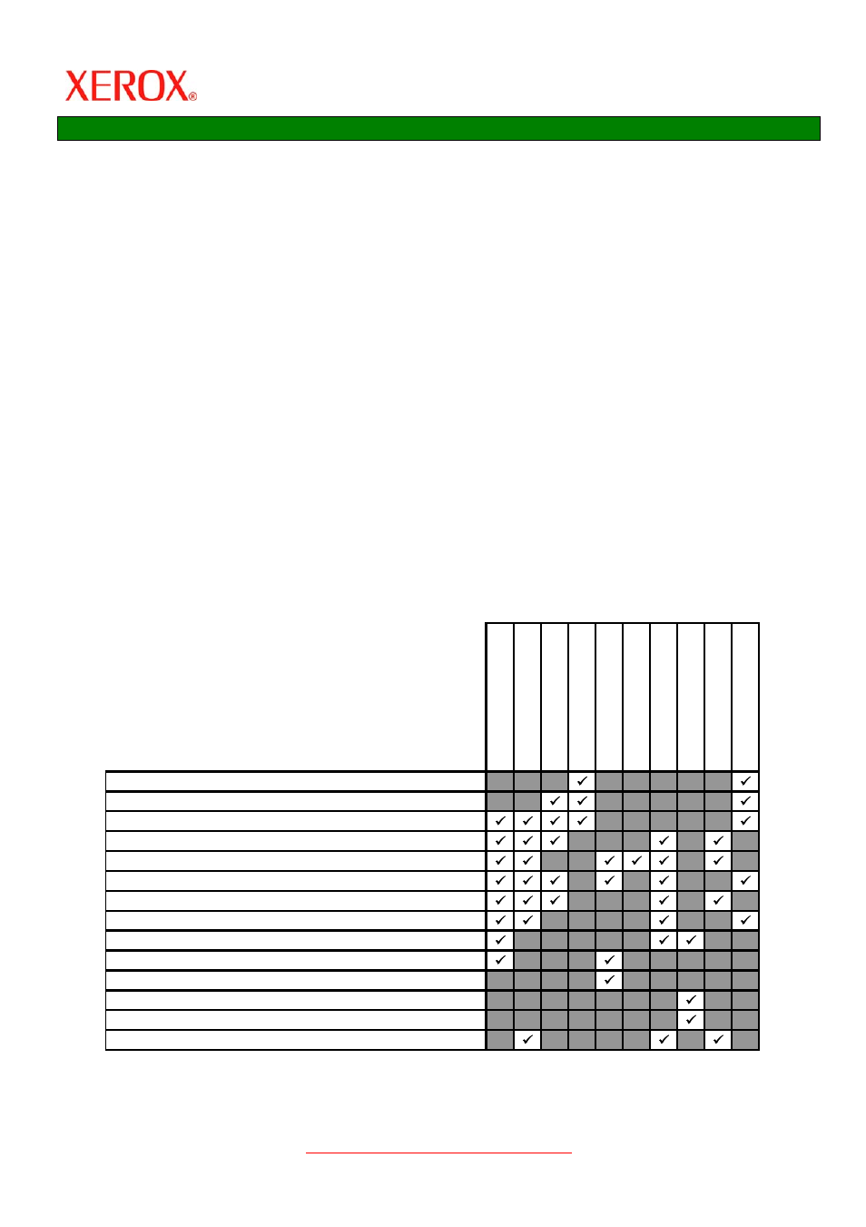 Appropriate applications for media | Xerox X2 User Manual | Page 4 / 41