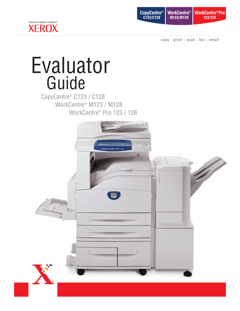 Xerox C123 User Manual | 12 pages